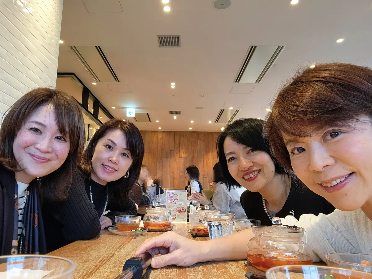 今年も4人で集まることができました(^^)v