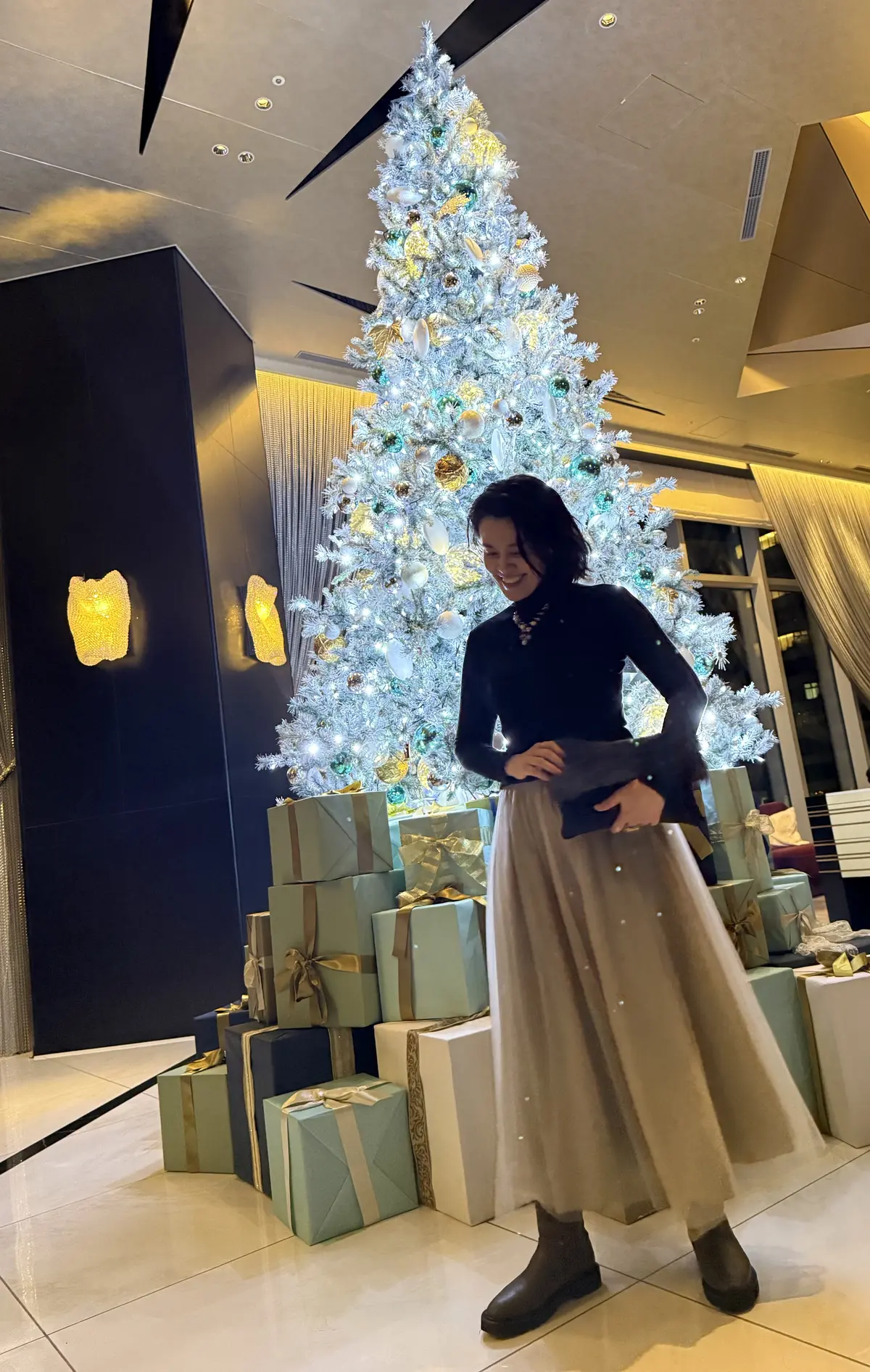 優雅な黒の透け感タートル。 〜私のノワーの画像_10