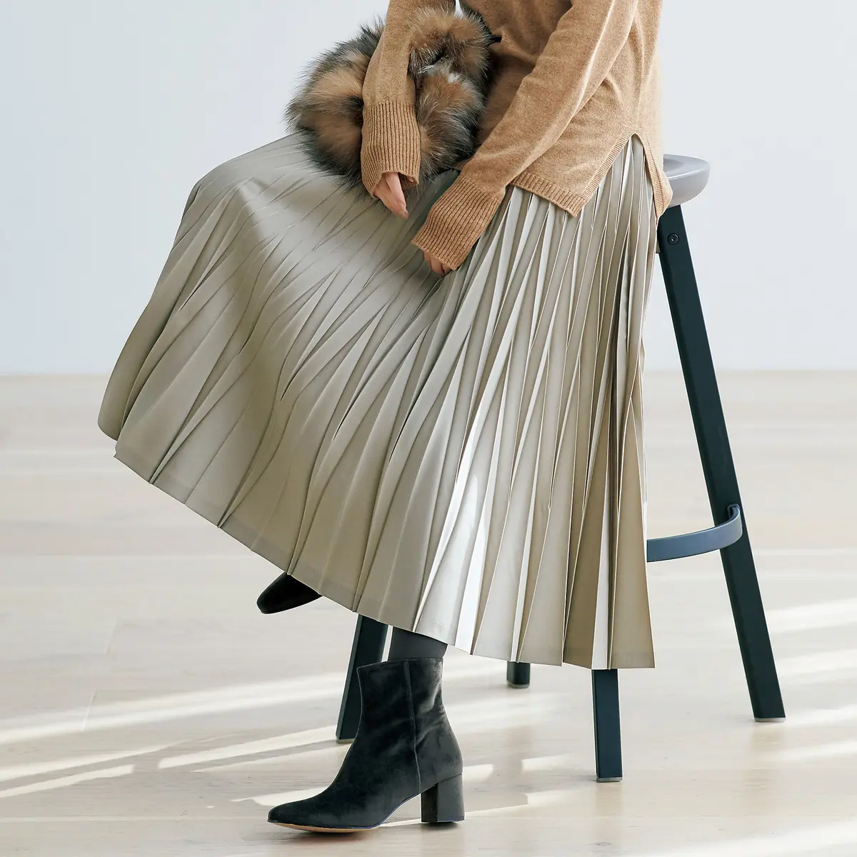 プリーツスカート