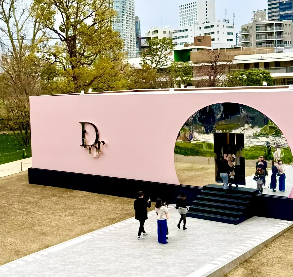 ディオールイベント会場