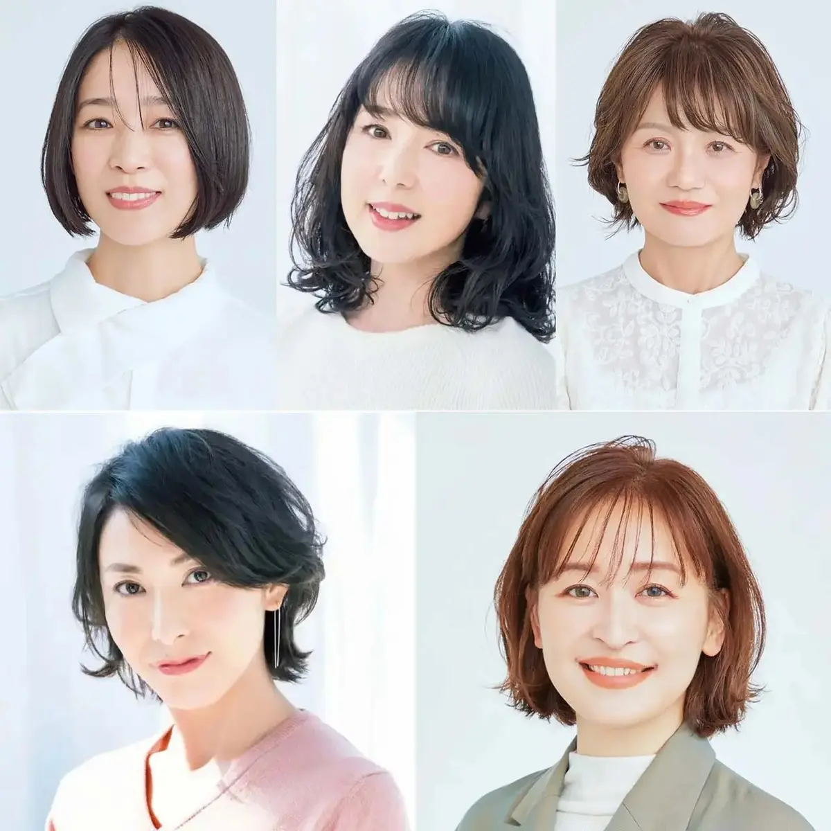 【50代に人気のヘアスタイル・髪型カタログ】おばさんに見えず若見え！ショート・ボブ・ミディアム・ロング別ヘアスタイル