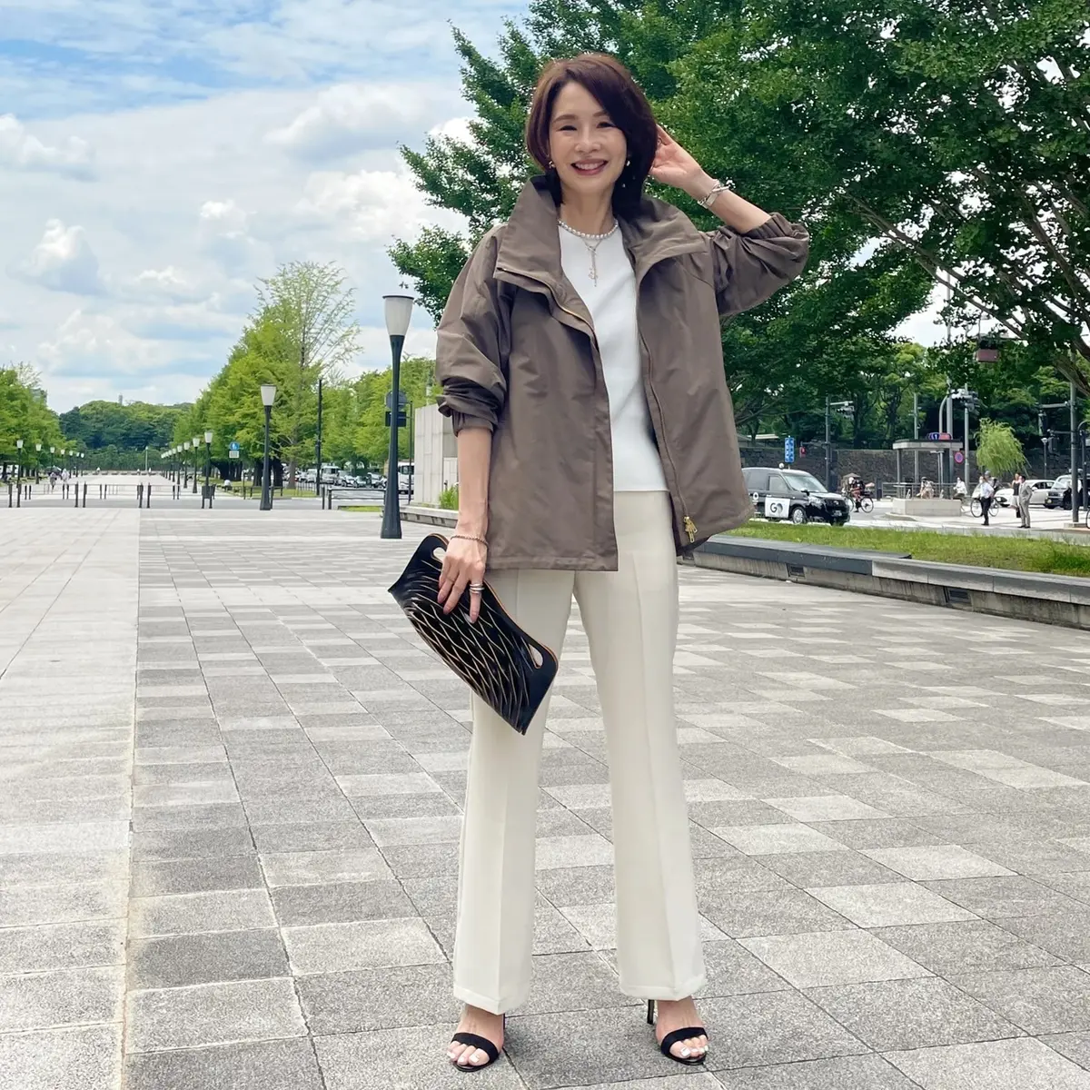 ちょっぴり秋の大人ブルゾンの画像_1