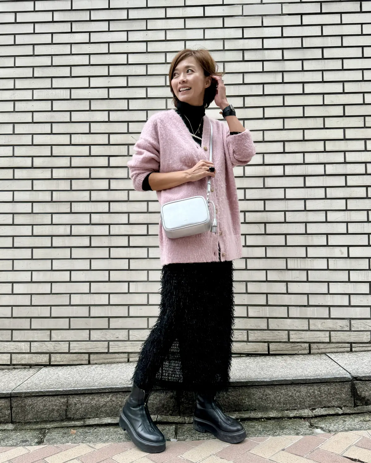 《“E by eclat”モヘア混ロングの画像_1