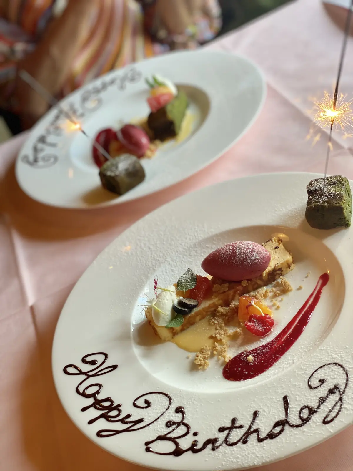 お誕生日デザート