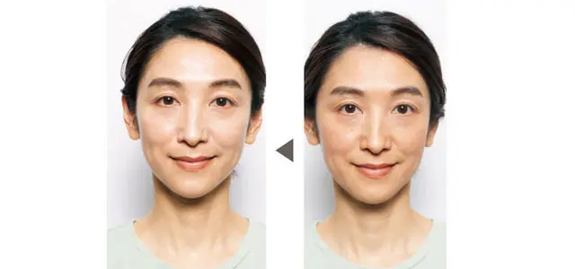 塗るだけで肌色トーンが瞬時にアップ。「ケア不足のときのお助けアイテムにもなりそう」。