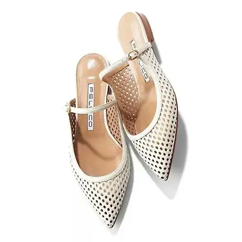 パンチングレザーミュール