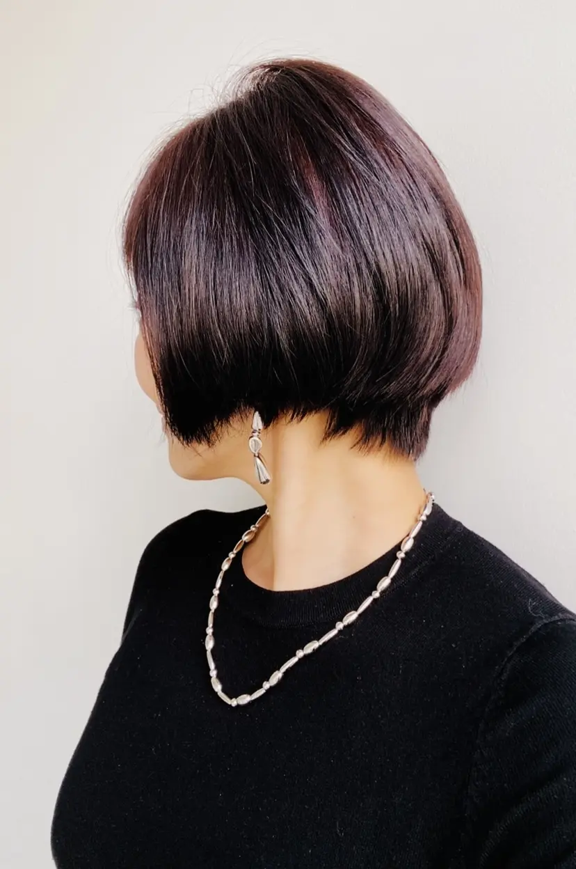 大人のショートヘア♪ ゆるくストレートをの画像_2