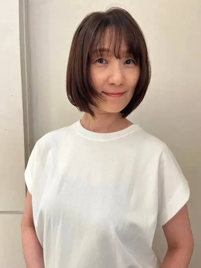 小顔ショートボブ