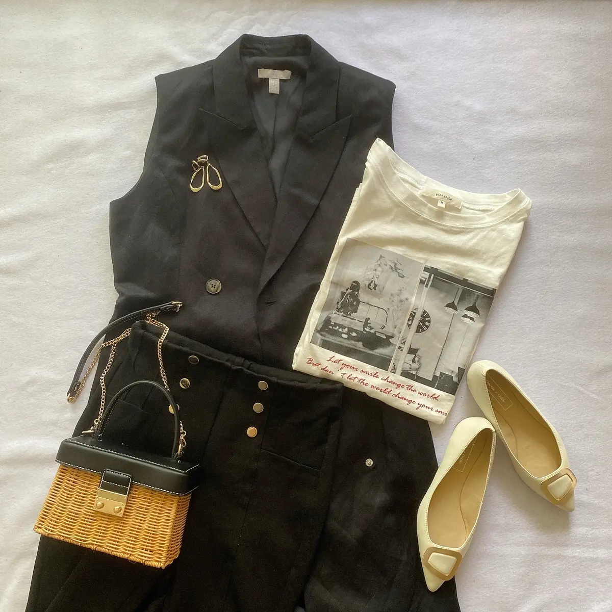 おしゃれ見え確実なジレコーデの画像_5