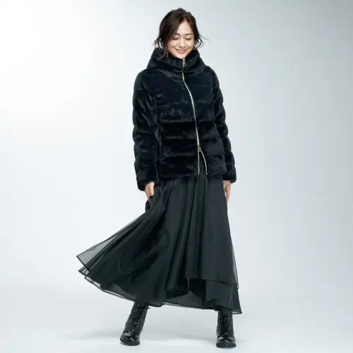 HERNO エコファーショート丈ダウン