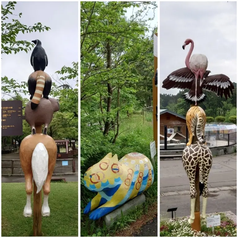 動物園オブジェ×3