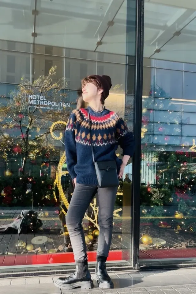 冬はニット帽でおしゃれを楽しむ大人カジュの画像_2