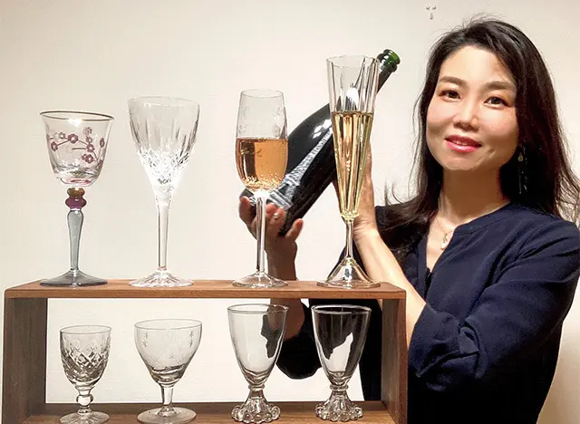 心ときめく繊細なグラスで シャンパンをより華やかに！