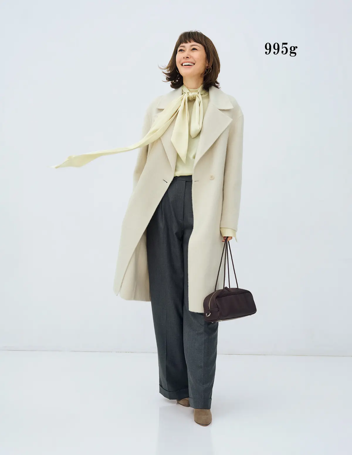 軽量ウールコート