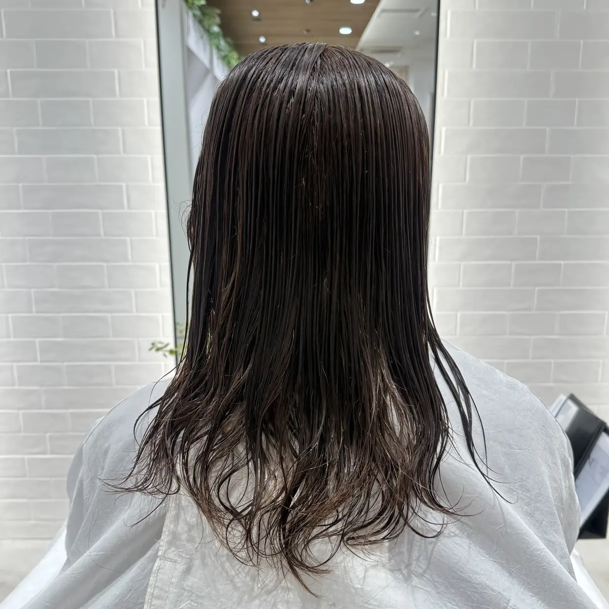 シャンプー後のヘア