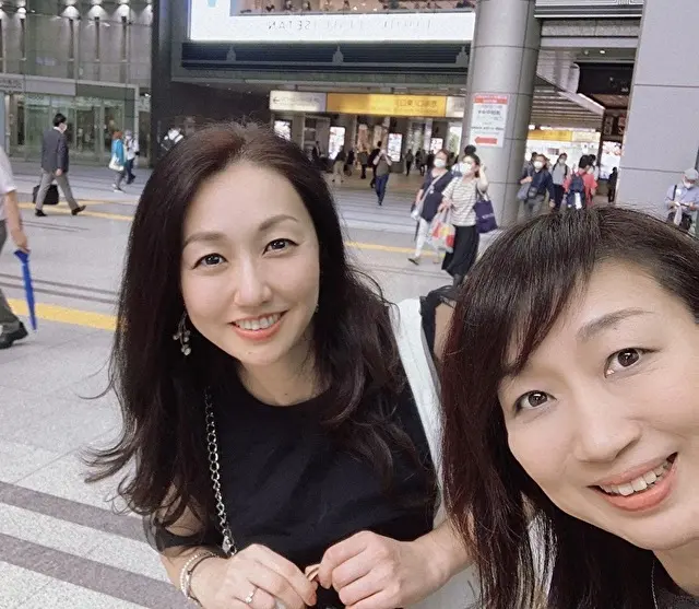 帰り際に一緒に写真撮っていないことに気づいてパチリ！