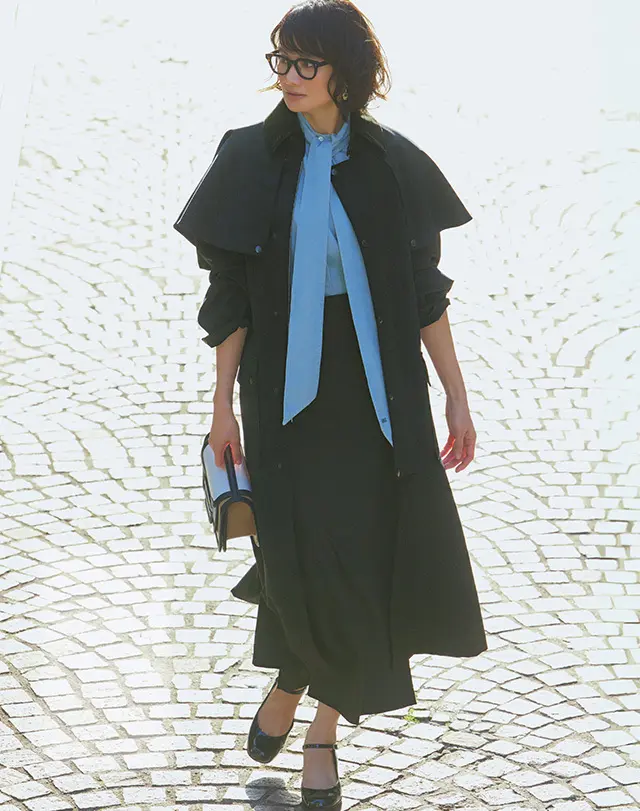 オーラリーのコートの渡辺佳子