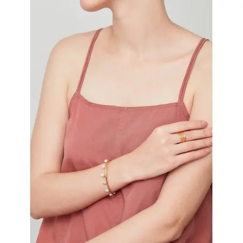 MARIA BLACK April Snow Bangle ￥32,000+税