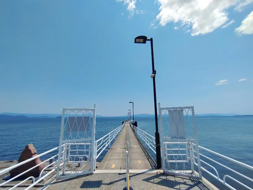 琵琶湖　今津港