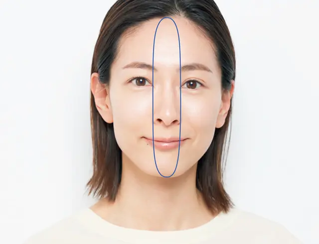 【Point】詰まり毛穴対策は顏の中心だけに！