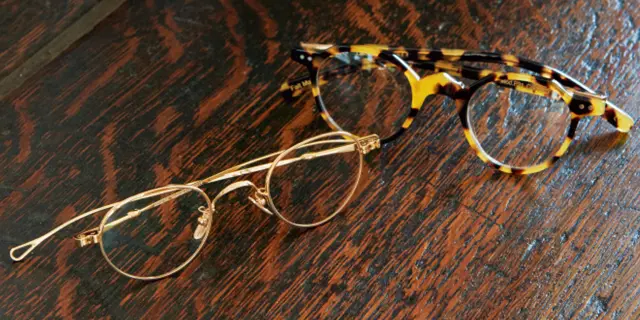 べっ甲のクラウンパントやメタルボストンなどのクラシックタイプ