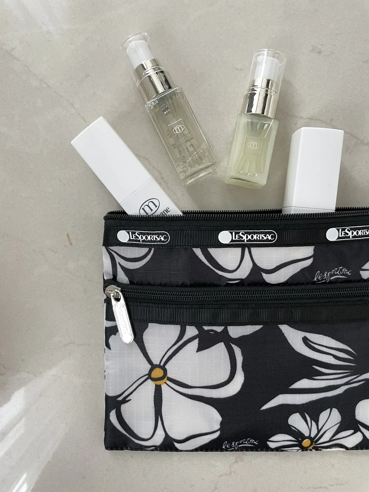 【エクラ4月号付録】レスポートサック × エクラ「大人の花柄ポーチ」