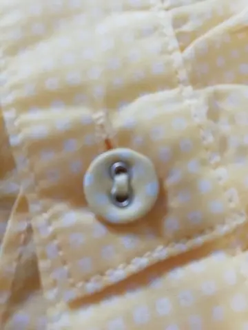 二つ穴のくるみボタン。好きなのです