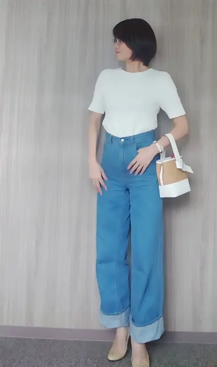 今年買ったバッグでコーデ