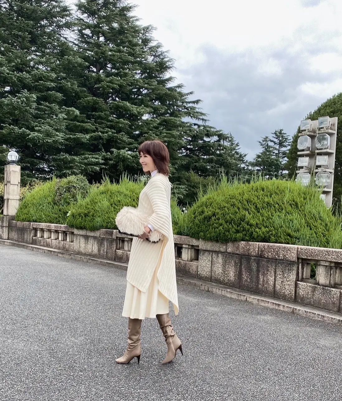 瞬間着映えZARAニットポンチョコーデ2の画像_7