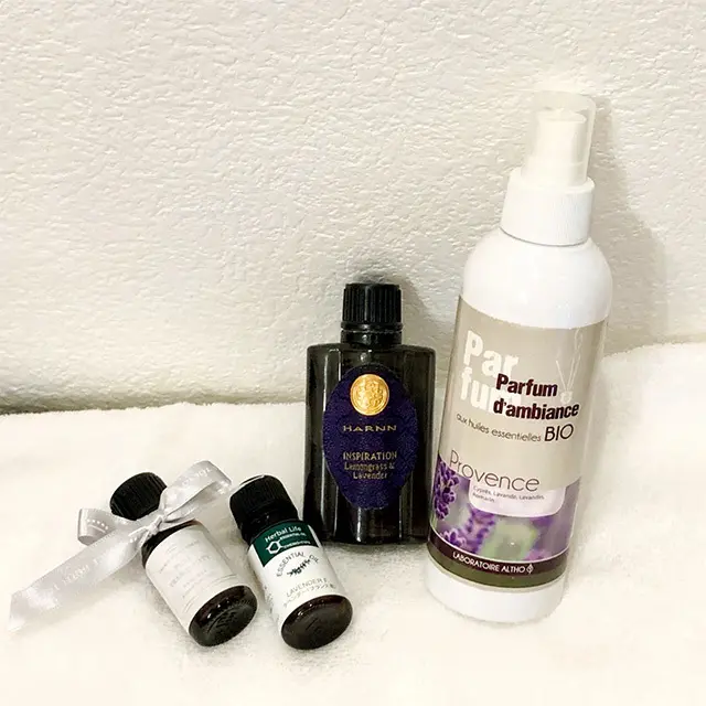 その日の気分で アロマを使い分け。 心からリラックス