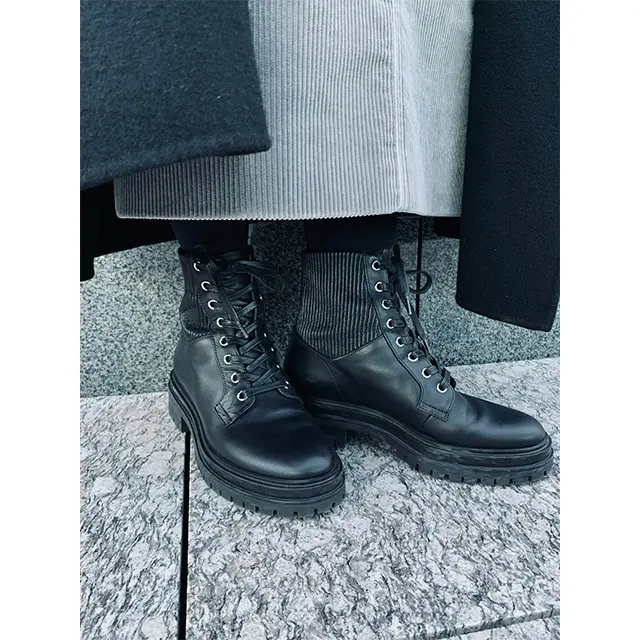 ジャンヴィト ロッシのレースアップコンバットブーツ
