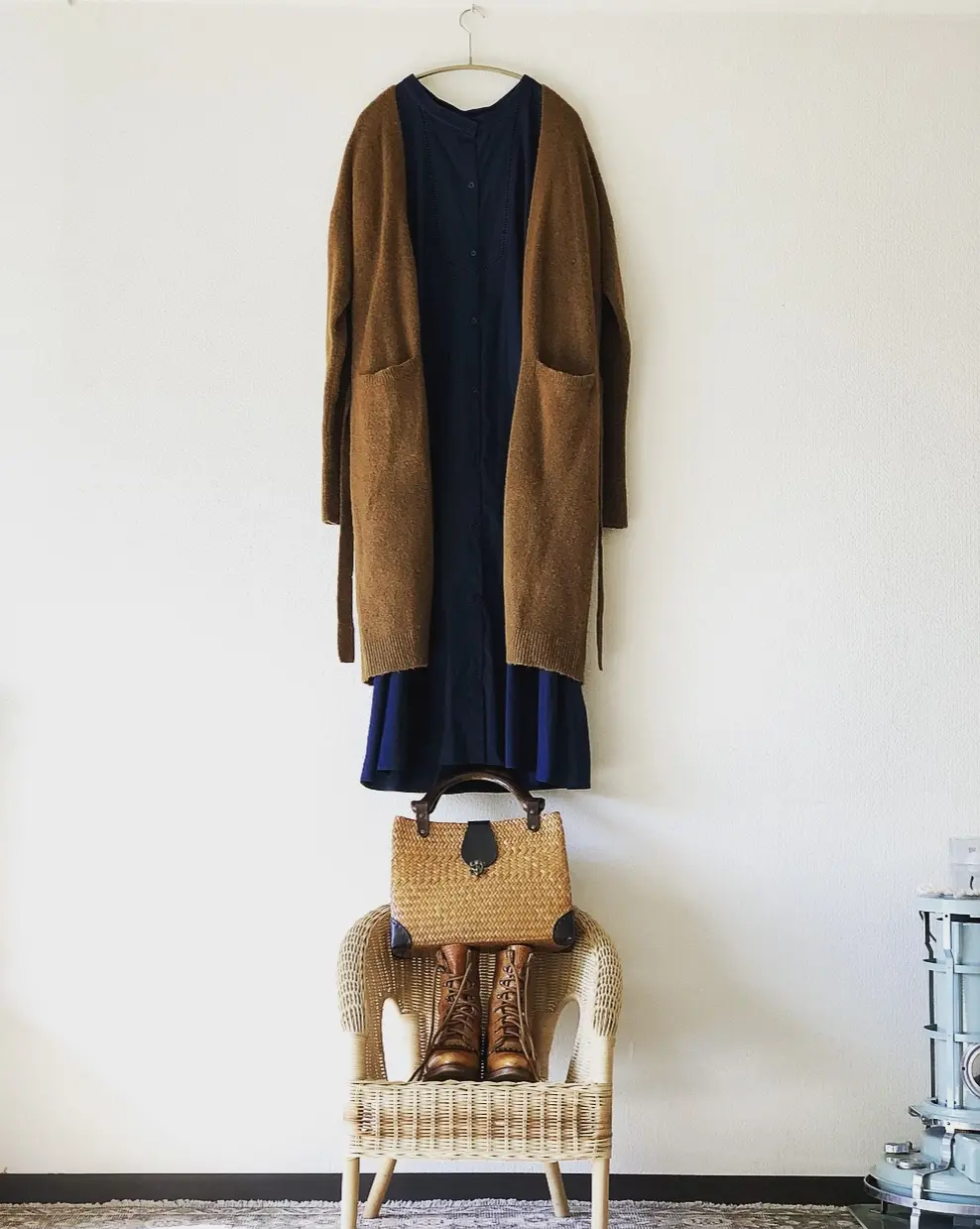 brownカーディガンで、銀座レフアオキの画像_8