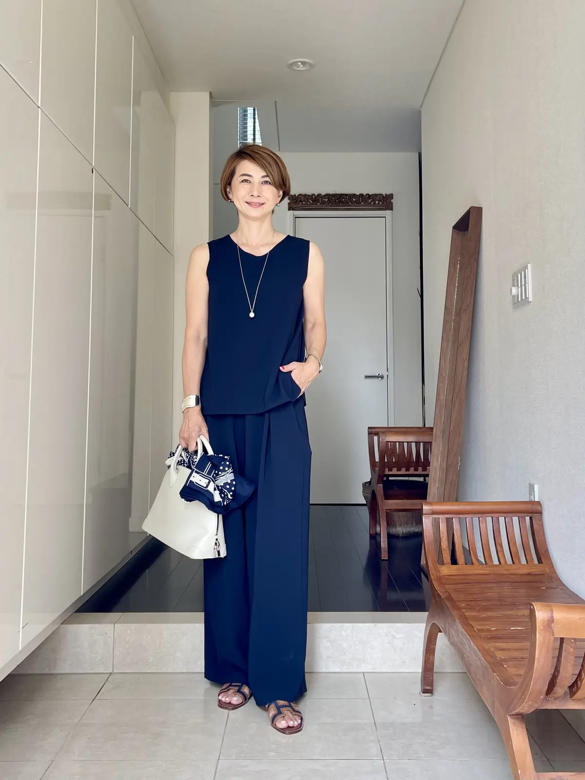 真夏のネイビースタイルの画像_2