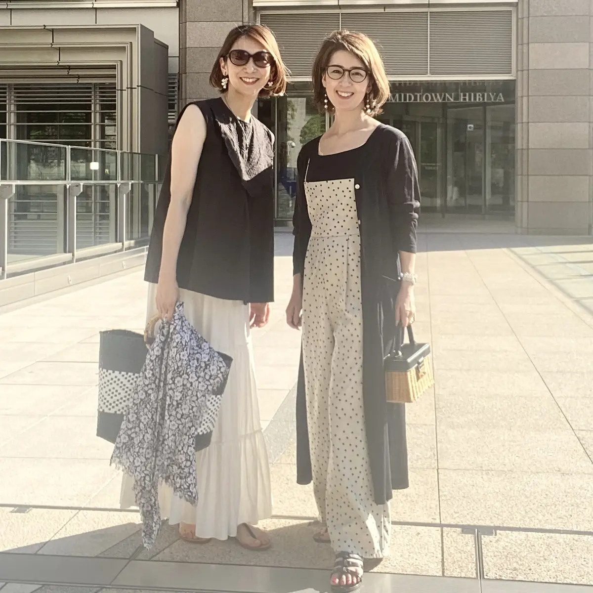 ドット柄サロペットで映画鑑賞の画像_1
