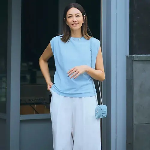 rag & bone 肩プリーツデザインタンクトップ ￥24,200