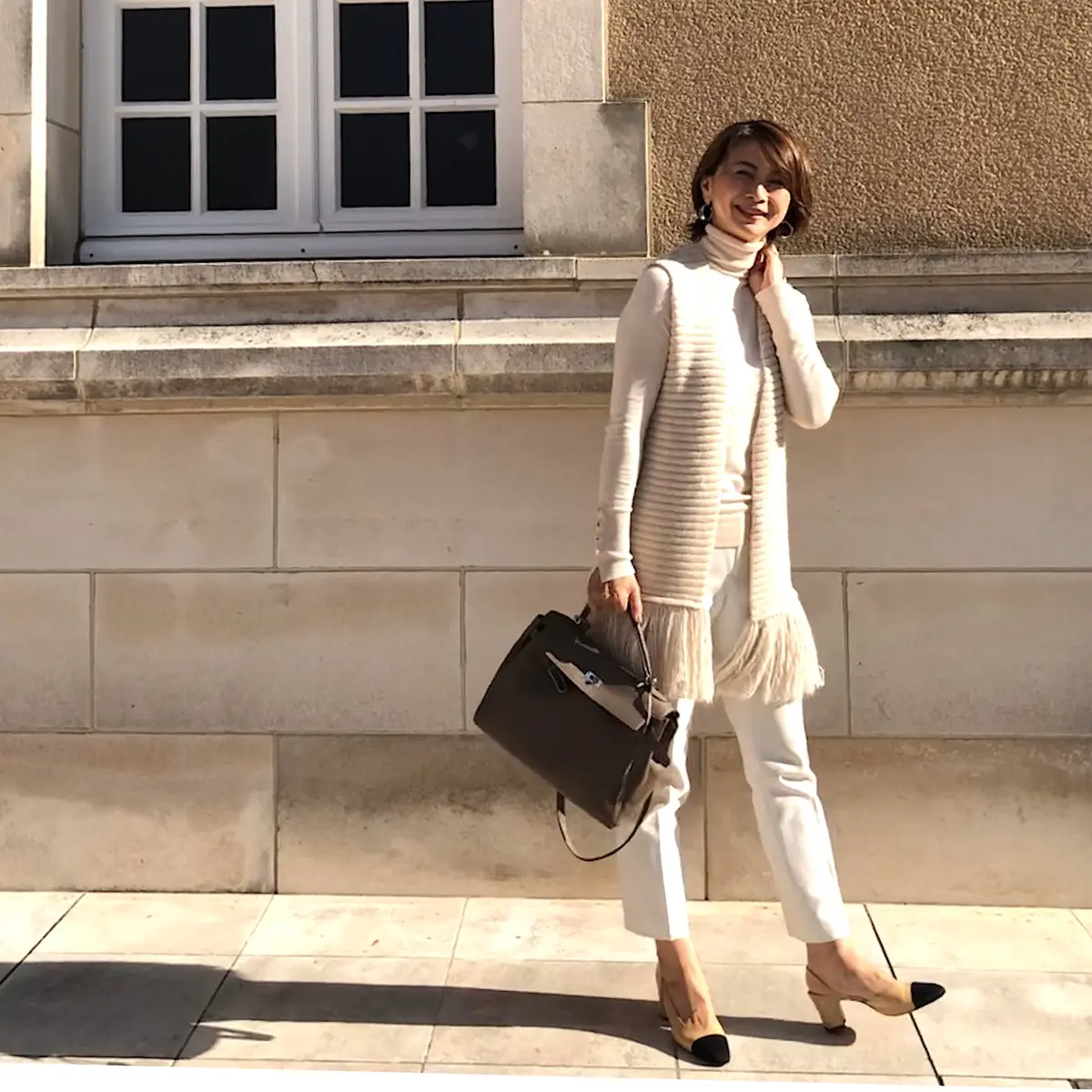 CHANELシューズでシンプル服にスパイの画像_6