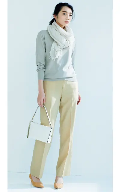 マイルドなイエローパンツコーデのゆうき