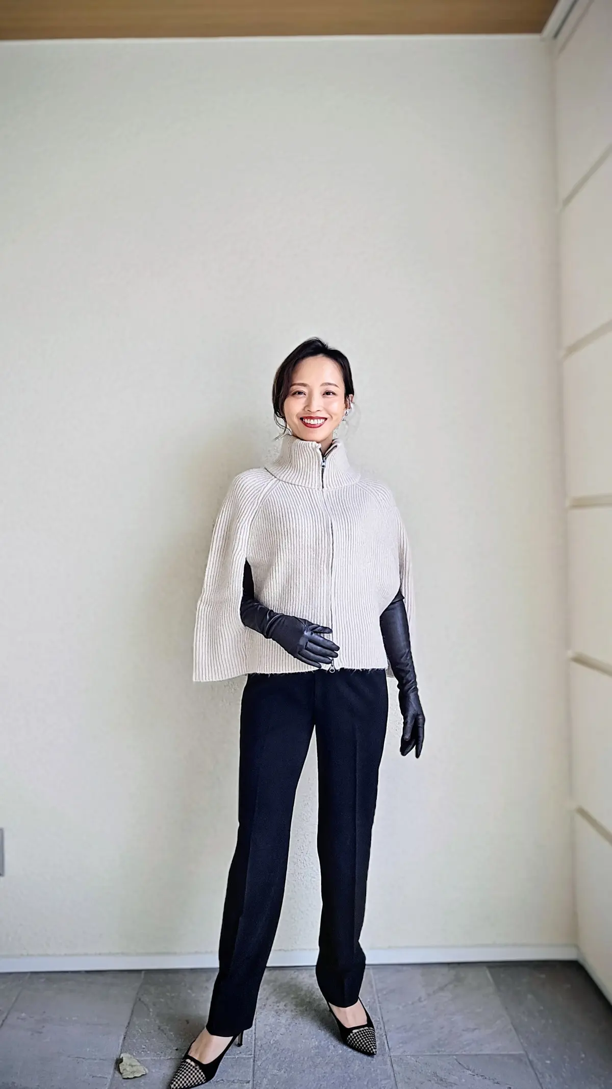 ZARAロンググローブで楽しむ　【冬のスの画像_4