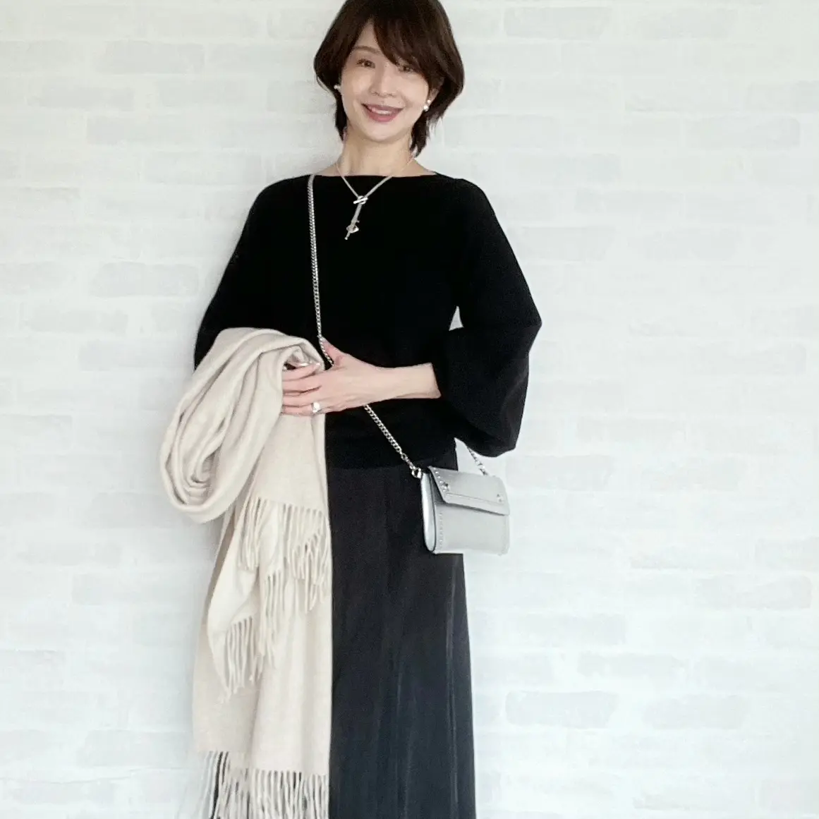 素材違いのワントーンコーデ の画像_1