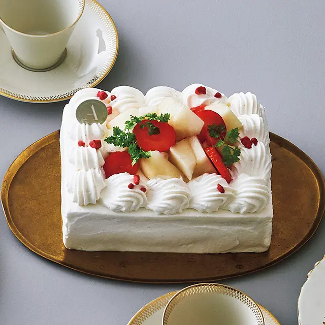 PÂTISSERIE ASAKO IWAYANAGI「季節のショートケーキ 洋梨と苺」