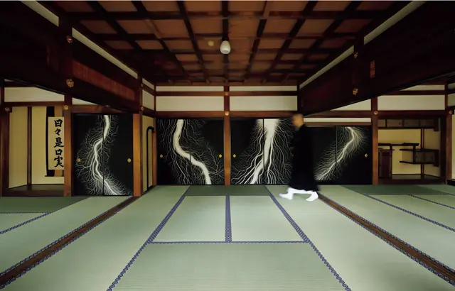 現代美術作家・杉本博司が手がけた襖絵を展示。