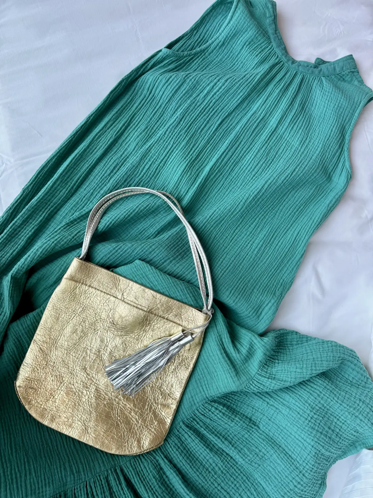 グリーンワンピ