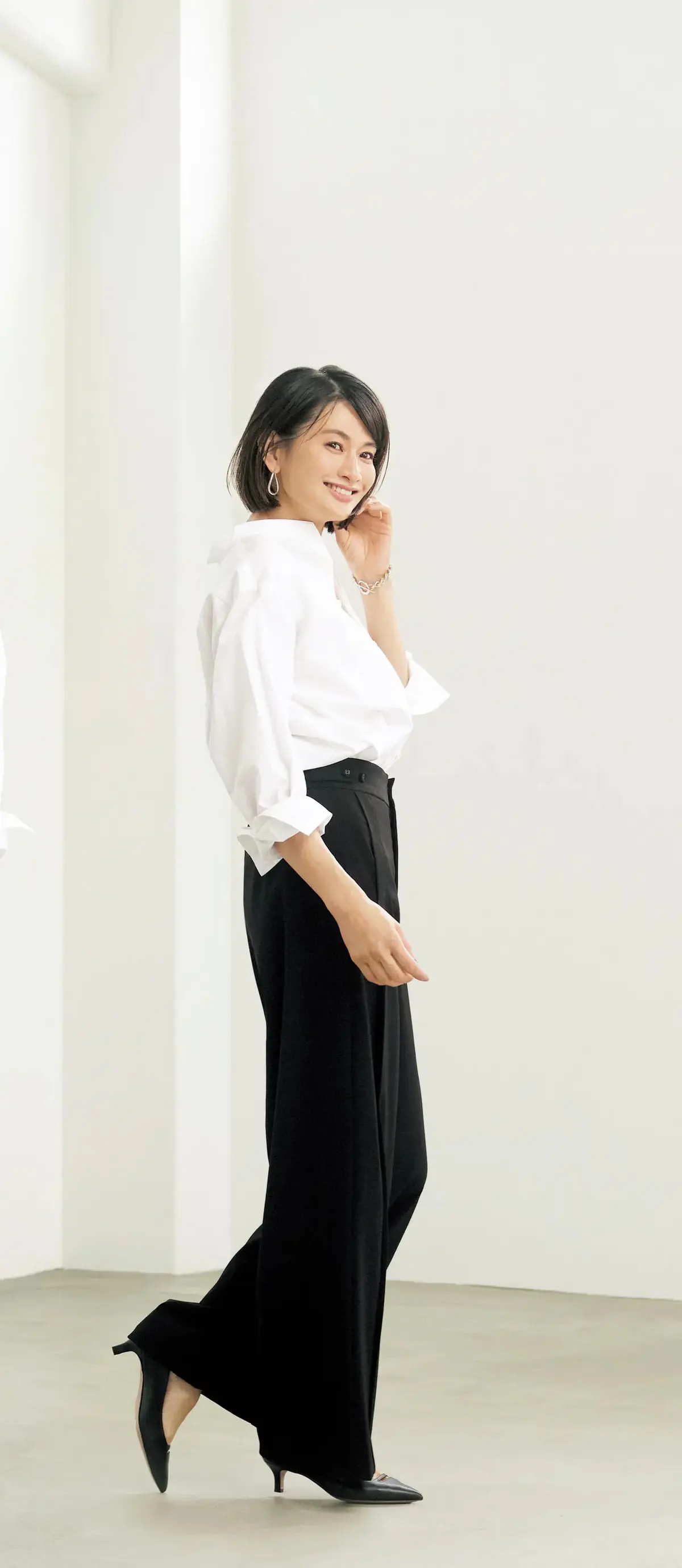 【50代 パンツ】E by éclat「優美なセミワイドパンツ」4つの魅力を徹底解説！