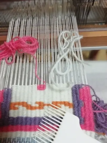 制作途中のキリム２