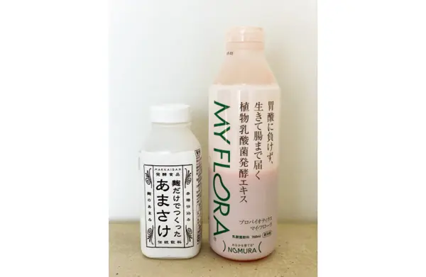 甘酒や乳酸菌も取り入れ、体に必要な栄養素を満たす