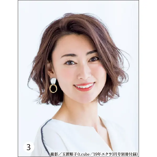 ボリュームアップしてみせるボブヘア