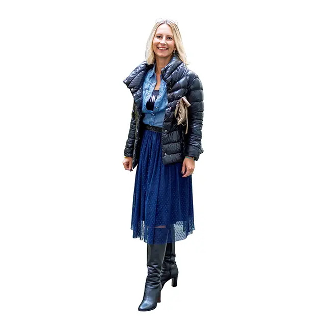 パリ＆ミラノマダムのファッションコーデに密着　ダウンジャケット