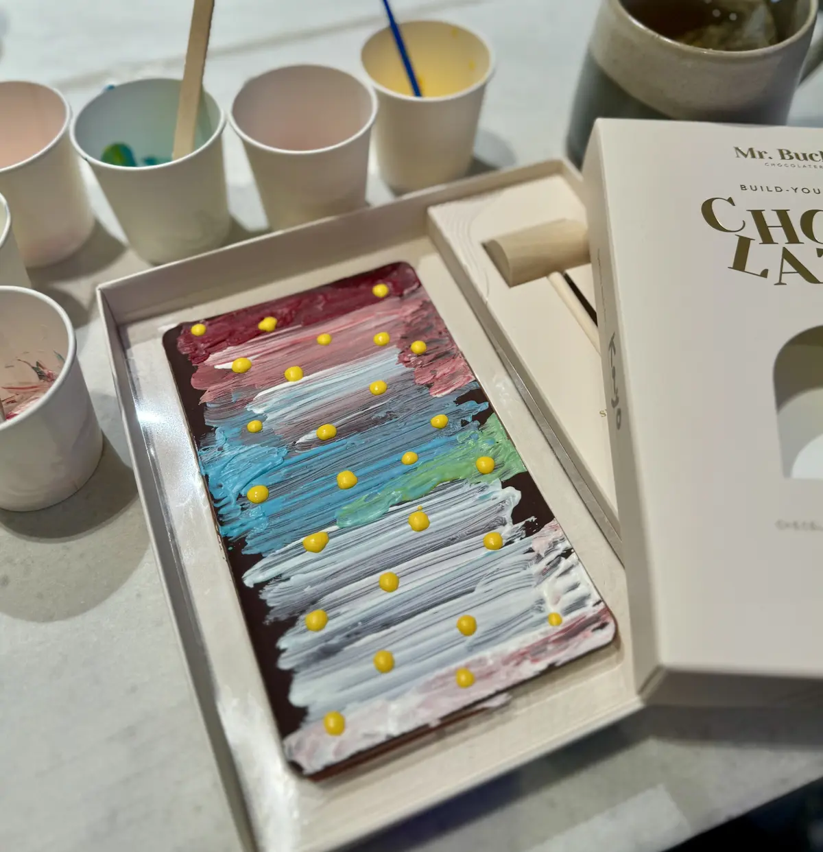 出来上がりは箱に