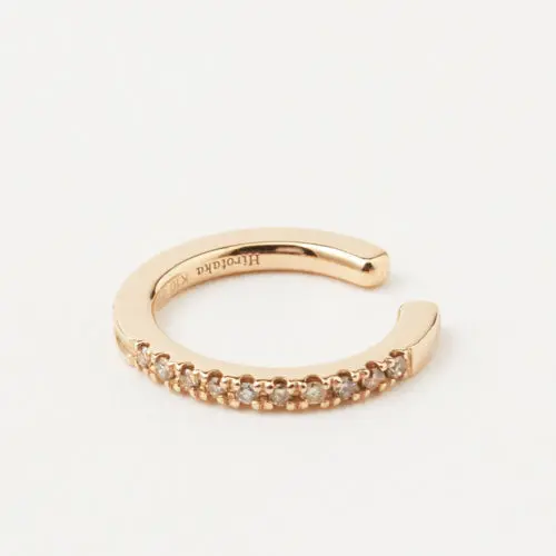 Hirotaka ダイヤモンドイヤカフ（片耳用）