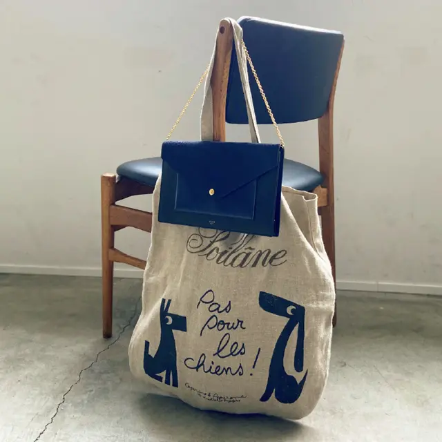 “ポワラーヌ”のリネンバッグ